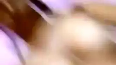 Chubby Indian village XXX girl plays with her pink pussy on selfie cam MMS