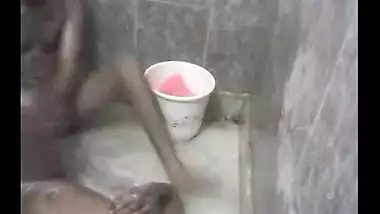 Indian shower porn videos recorded in a desi hotel