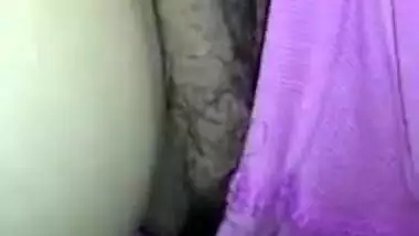 Man finds Indian MILF sleeping and pulls panties aside filming porn on camera