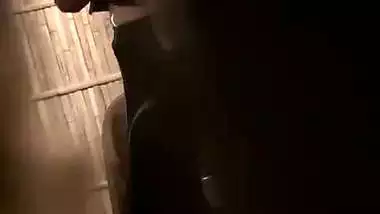 Lovers in restaurant having romance and GF sucking dick