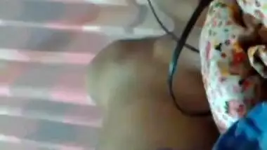 Sexy GF boobs show on live video call