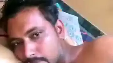 Village couple romantic foreplay